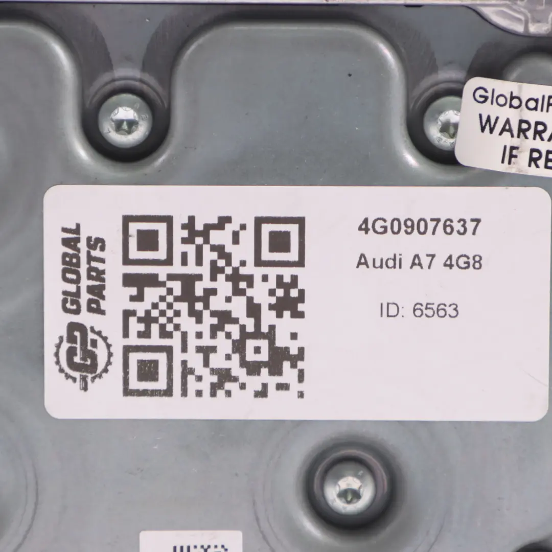 Audi A7 4G8 ESP Module contrôle vitesse lacet Capteur ECU H - SKU 4G0907637 - Numéro de pièce 4G0907637