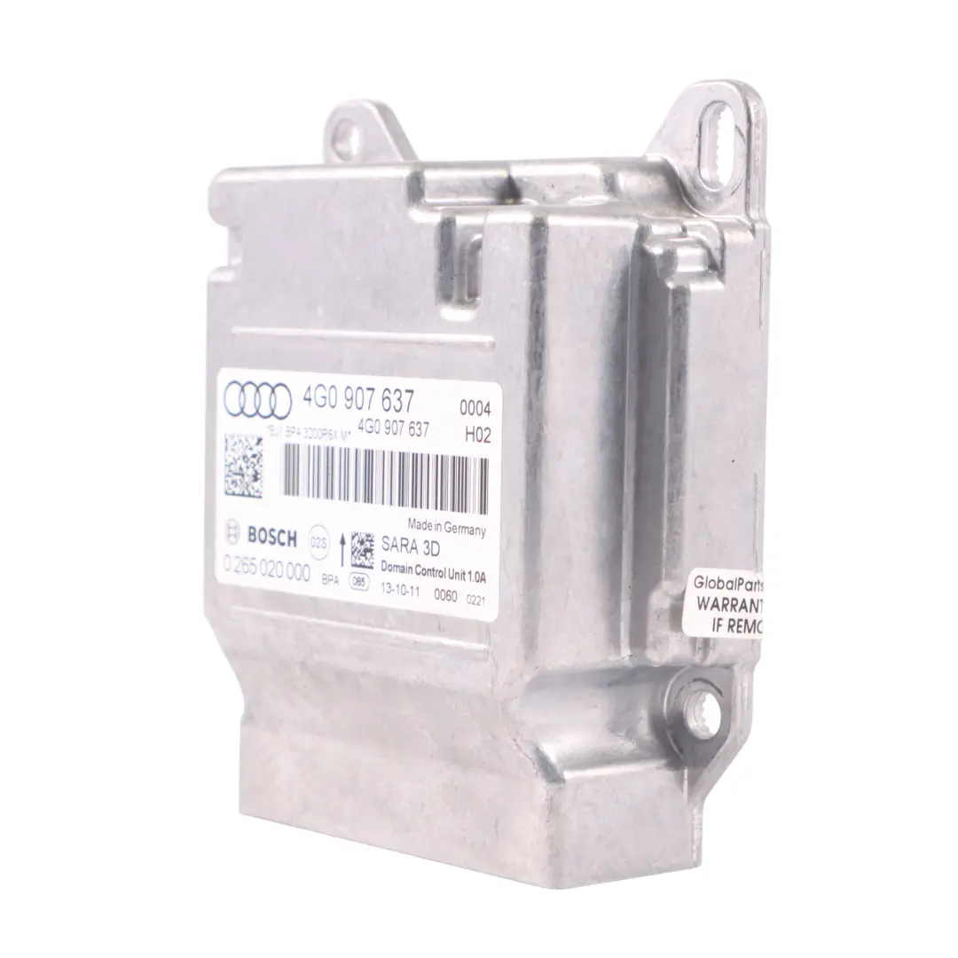 Audi A7 4G8 ESP Module contrôle vitesse lacet Capteur ECU H - SKU 4G0907637 - Numéro de pièce 4G0907637