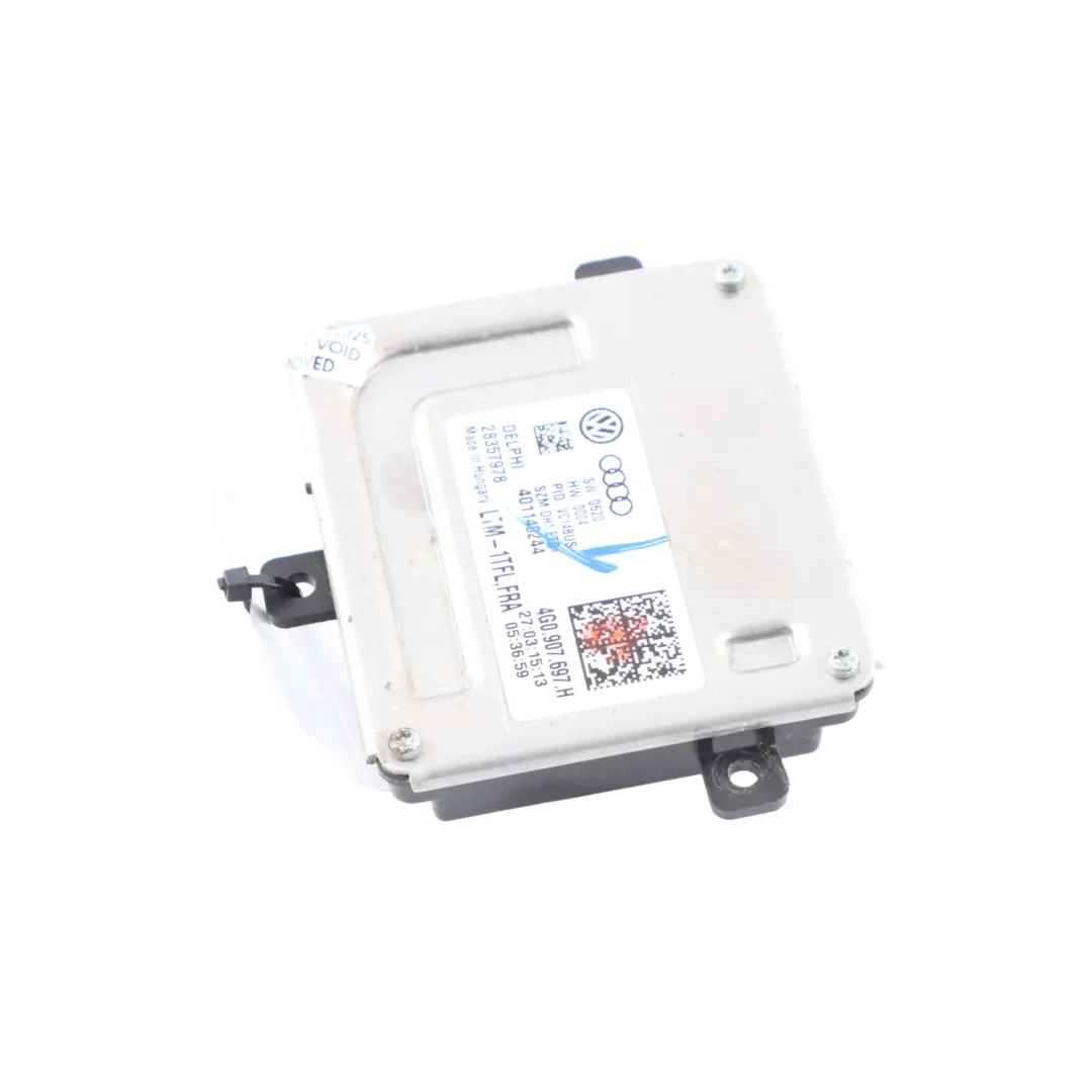Audi TT FV LED Headlight Ballast Module Daytime Running Lights Unit 4G0907697H - SKU 4G0907697F - Part number 4G0907697F