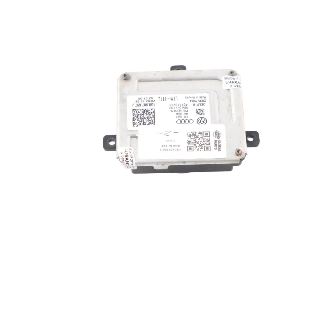 Daytime Running Lights DRL LED Headlight Module Unit to Audi A7 4G A6 C7 with Part number 4G0907697J Audi A7 4G A6 C7 Daytime Running Lights DRL LED Headlight Module Unit - SKU 4G0907697J - Part number 4G0907697J