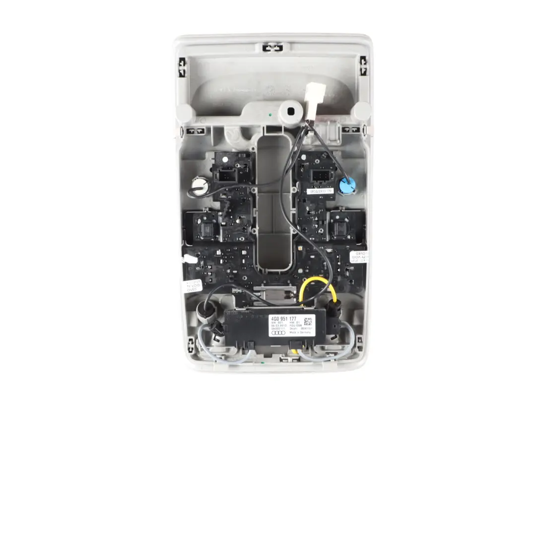 Innenraum Dachleuchte Blende Lese Leuchte Vorne grau für Audi A7 4G A6 C7 mit Teilenummer 4G0947135 Audi A7 4G A6 C7 Innenraum Dachleuchte Blende Lese Leuchte Vorne grau - SKU 4G0947135-1 - Teilenummer 4G0947135