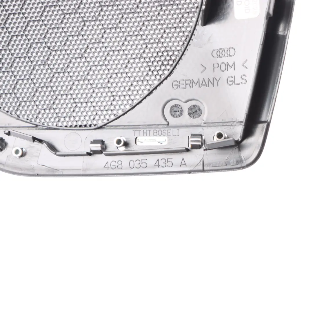 Copertura Altoparlante BOSE Porta Posteriore Sinistra Nero per Audi A7 4G con numero di parte 4G8035435A Audi A7 4G Copertura Altoparlante BOSE Porta Posteriore Sinistra Nero - SKU 4G8035435A - Numero di parte 4G8035435A
