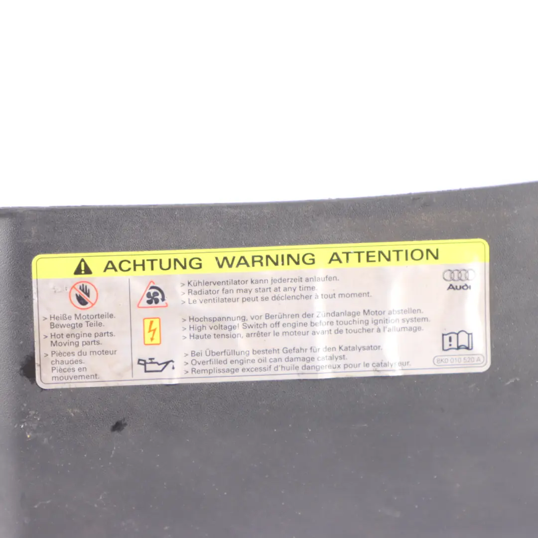 Audi A7 4G Front Slam Panel Radiator Top Cover Trim Panel - SKU 4G8807081A - Part number 4G8807081A