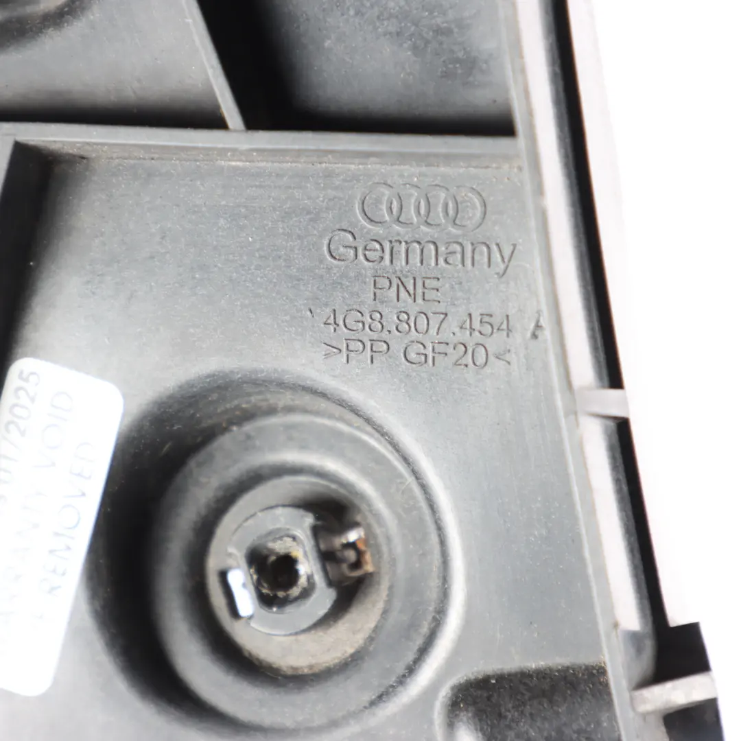 Audi A7 4G Parachoques Soporte de soporte trasero derecho - SKU 4G8807454A - Número de pieza 4G8807454A