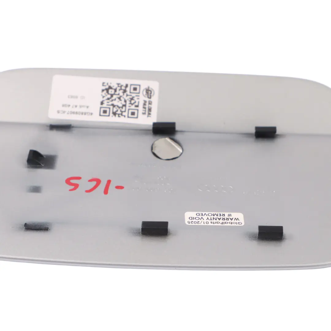 Filler Flap Cap Cover Ice Silver - X7W to Audi A7 4G Fuel Tank with Part number 4G8809907 Audi A7 4G Fuel Tank Filler Flap Cap Cover Ice Silver - X7W - SKU 4G8809907-ICS - Part number 4G8809907