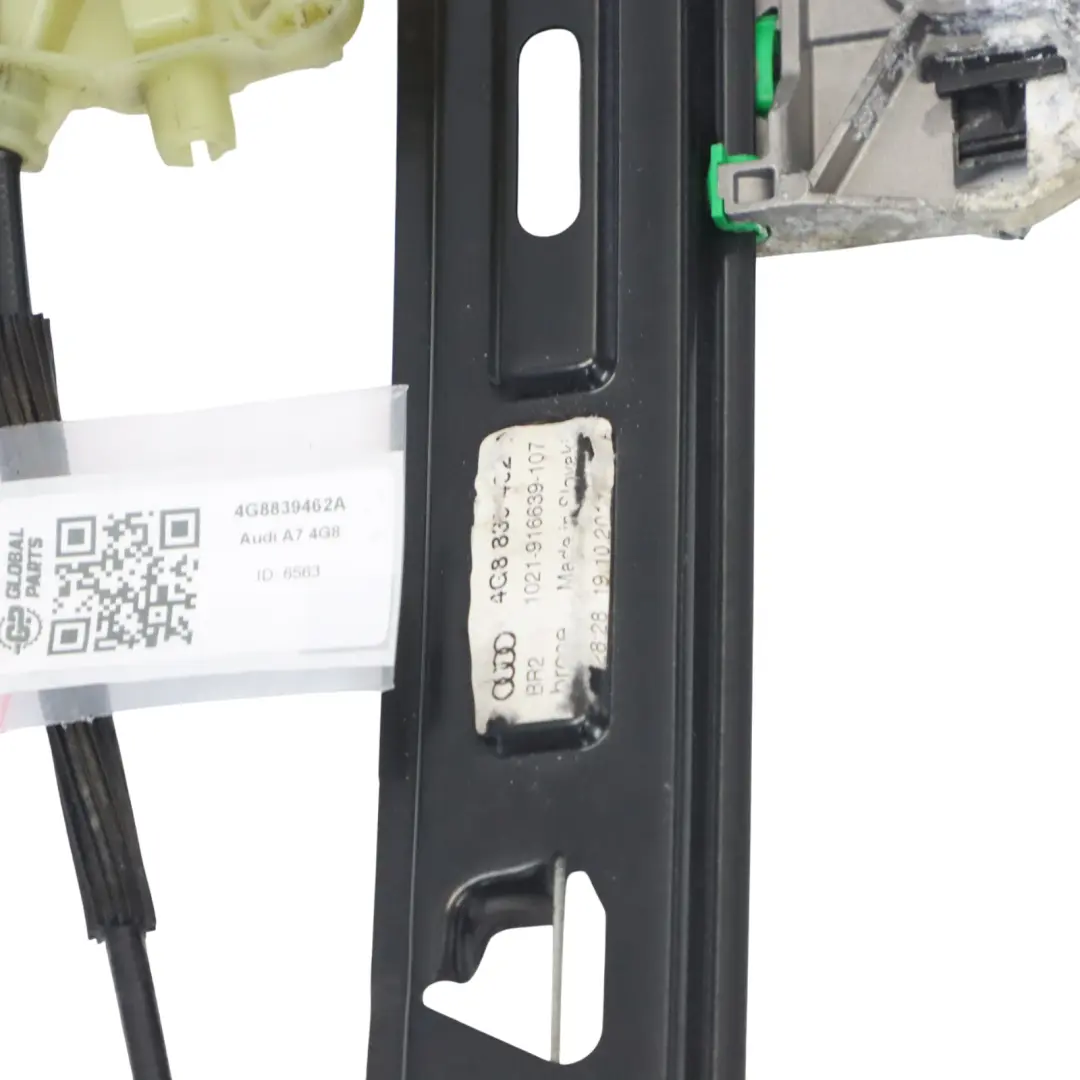 Audi A7 4G meccanismo alzacristalli regolatore posteriore destro - SKU 4G8839462A - Numero di parte 4G8839462A