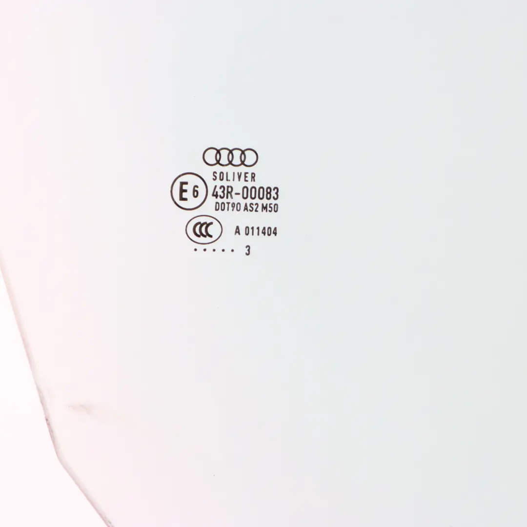 Audi A7 4G Vitre Latérale De Porte Avant Droite AS2 - SKU 4G8845202B - Numéro de pièce 4G8845202B