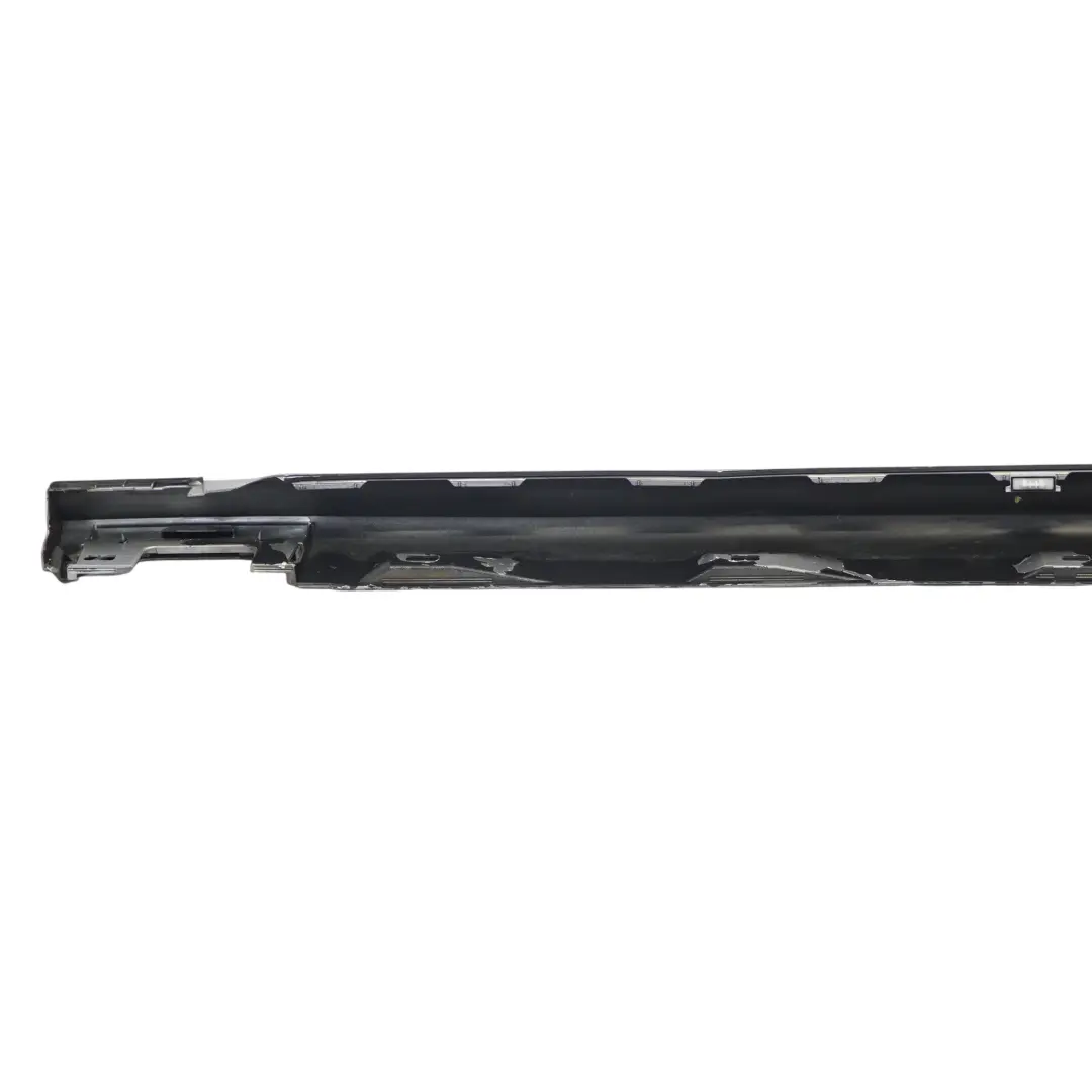 Audi A7 4G8 Faldón lateral Cubre umbral de puerta Panel derecho Ice Silver - X7W - SKU 4G8853856E-ICS - Número de pieza 4G8853856E