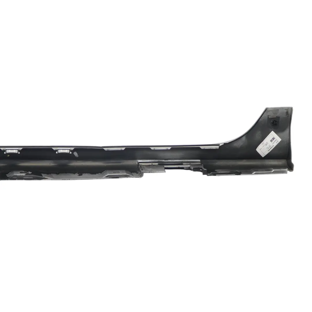 Audi A7 4G8 Faldón lateral Cubre umbral de puerta Panel derecho Ice Silver - X7W - SKU 4G8853856E-ICS - Número de pieza 4G8853856E