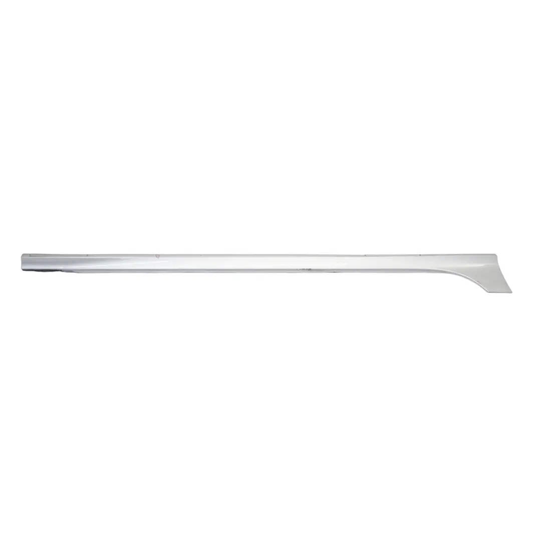 Audi A7 4G8 Side Skirt Door Sill Cover Right O/S Panel Ice Silver Metallic - X7W - SKU 4G8853856E-ICS - Part number 4G8853856E