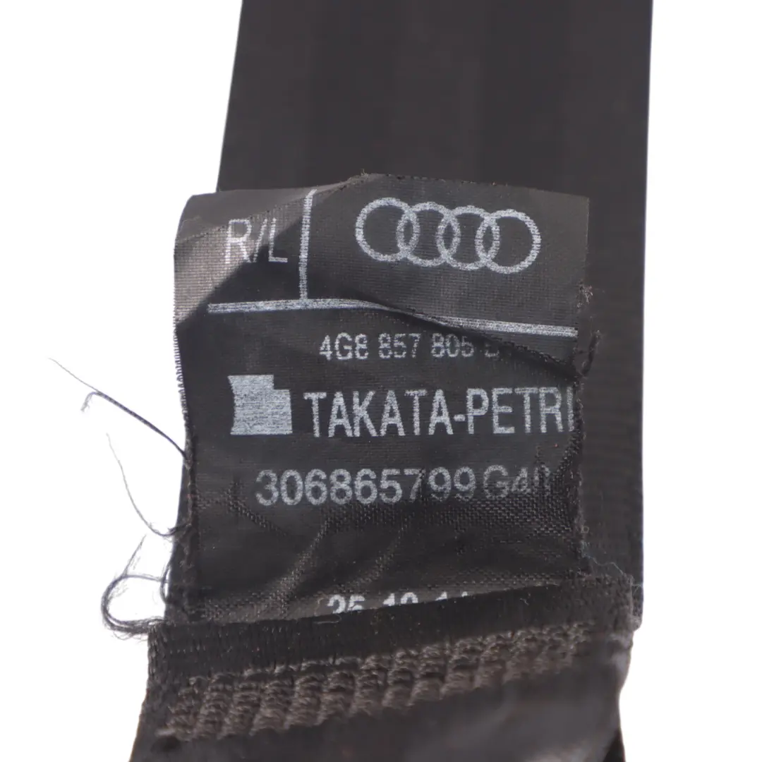 Audi A7 4G8 Boucle ceinture Siège arrière gauche Ceinture banquette - SKU 4G8857805B - Numéro de pièce 4G8857805B