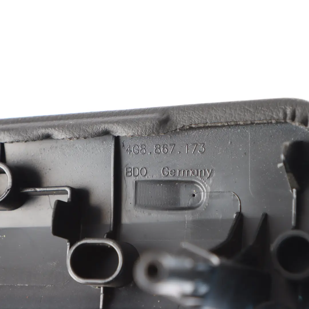 Audi S7 A7 4GA Maniglia Porta Anteriore Sinistra Bracciolo Anima Nero - SKU 4G8867173 - Numero di parte 4G8867173