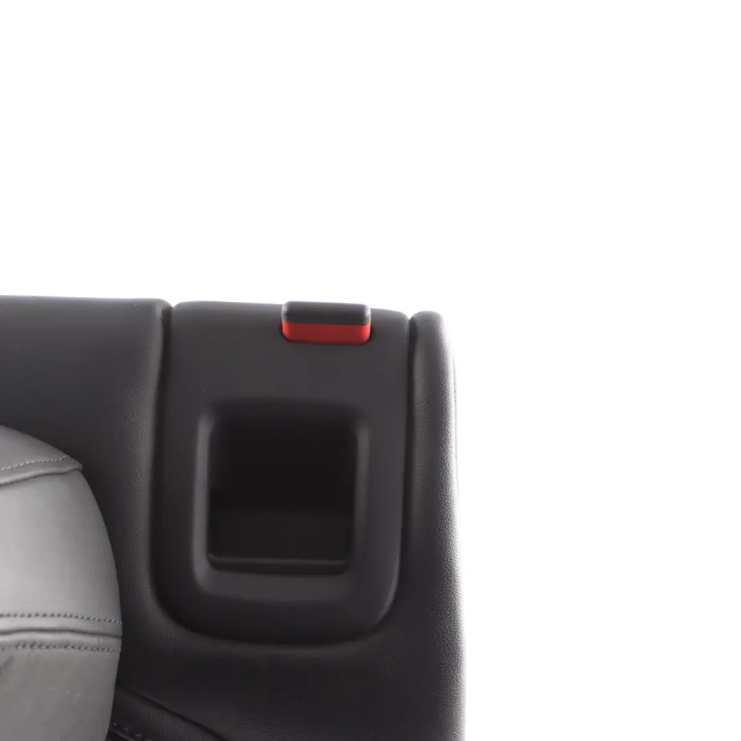 Audi S7 4G Rear Bench Seat Cover Left N/S Leather Black Brown Cloth - SKU 4G8885775B - Part number 4G8885775B