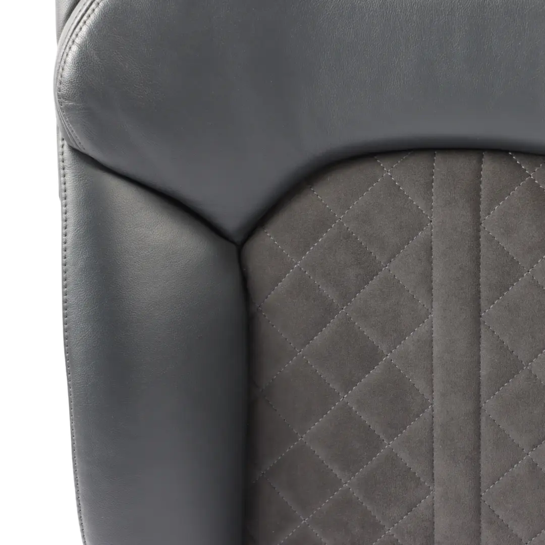 4G8 Rear Seat Backrest Cover Right O/S Leather Alcantara Black to Audi S7 with Part number 4G8885776B Audi S7 4G8 Rear Seat Backrest Cover Right O/S Leather Alcantara Black - SKU 4G8885806H - Part number 4G8885776B
