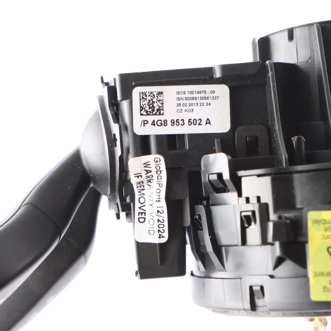Audi A7 4G Wiper Switch Indicator Stalk Ring Cruise Control - SKU 4G8953502A - Part number 4G8953502A