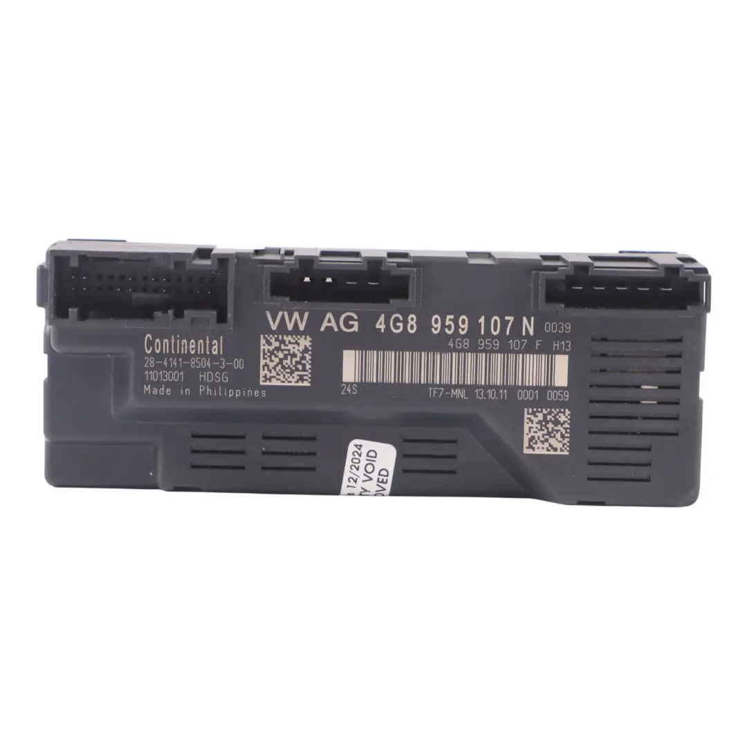 4G8 Modulo unità controllo coperchio bagagliaio portellone per Audi A7 con numero di parte 4G8959107N Audi A7 4G8 Modulo unità controllo coperchio bagagliaio portellone - SKU 4G8959107N - Numero di parte 4G8959107N
