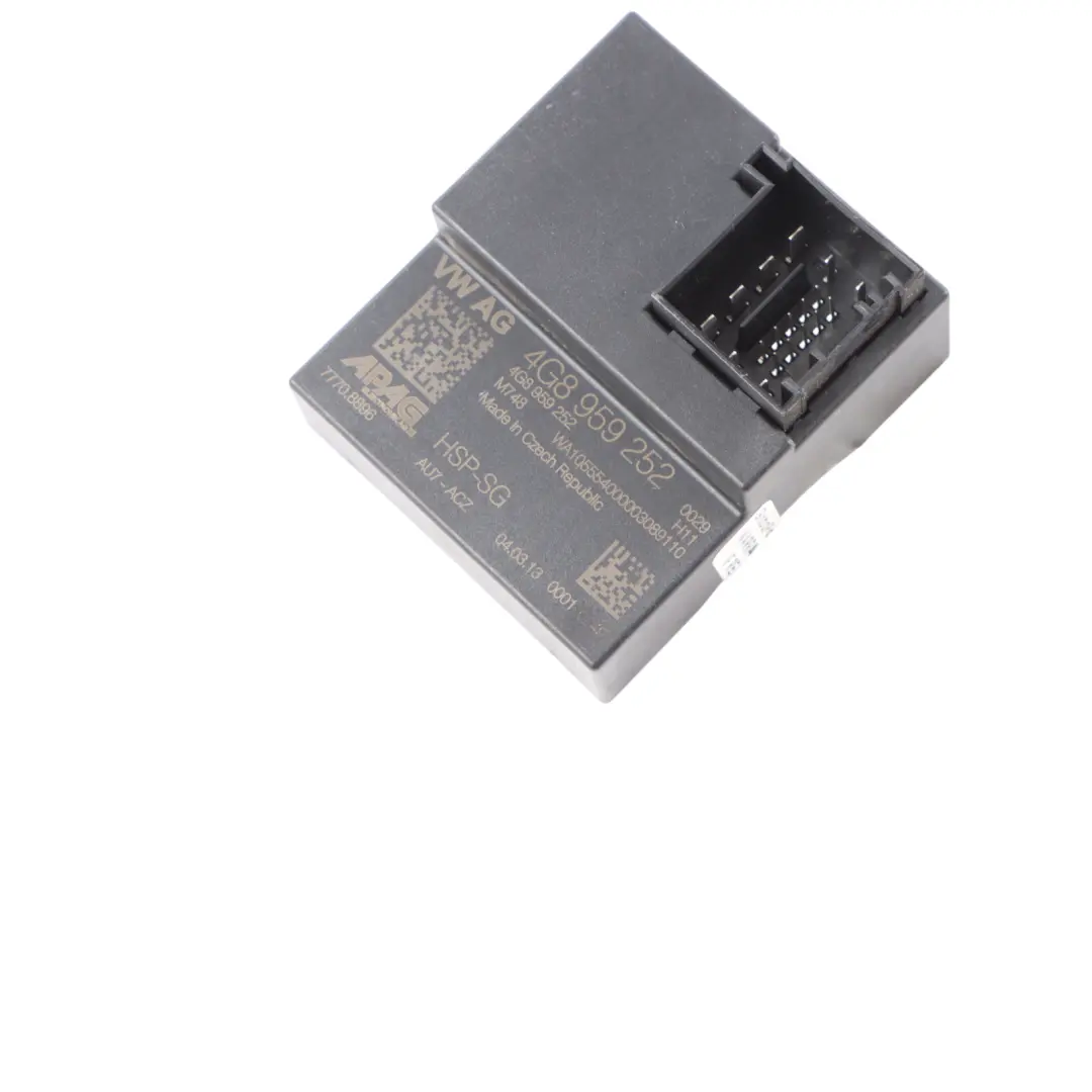 Mecanismo Actuador Alerón Activo Eléctrico Trasero para Audi A7 4G con número de pieza 4G8959252 Audi A7 4G Mecanismo Actuador Alerón Activo Eléctrico Trasero - SKU 4G8959252 - Número de pieza 4G8959252