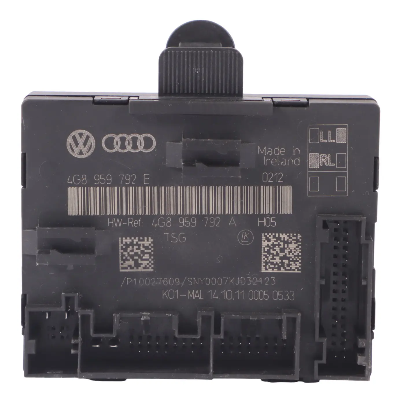 AUDI A7 4G8 Door Control Module Front Right O/S Passenger Side 4G8959792A