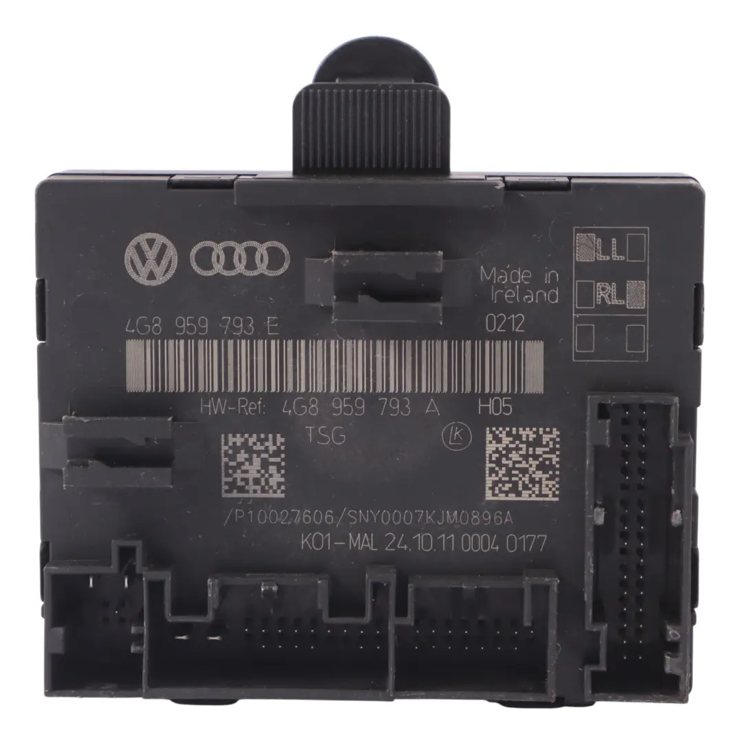 AUDI A7 4G8 Moduł Sterownik Drzwi Kierowcy Przód Lewy - SKU 4G8959793A - Numer Części 4G8959793A
