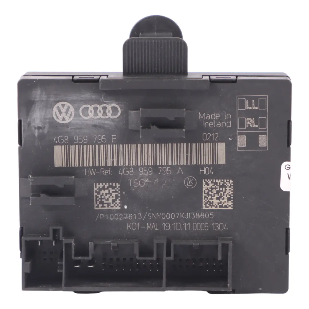 4G8 Tür Steuerung Modul Elektrische Einheit ECU Hinten Rechts für Audi A7 mit Teilenummer 4G8959795A Audi A7 4G8 Tür Steuerung Modul Elektrische Einheit ECU Hinten Rechts - SKU 4G8959795A - Teilenummer 4G8959795A
