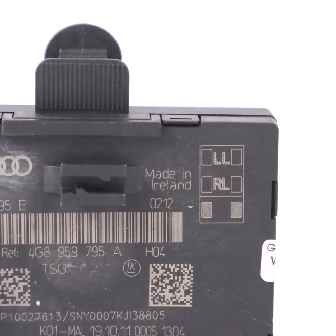 4G8 Door Control Module Electrical Unit ECU Rear Right O/S to Audi A7 with Part number 4G8959795A Audi A7 4G8 Door Control Module Electrical Unit ECU Rear Right O/S - SKU 4G8959795A - Part number 4G8959795A