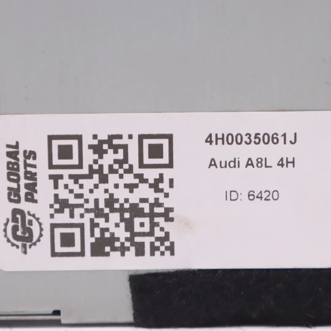 Audi A8L 4H Unità principale Radio Lettore CD Navegación GPS - SKU 4H0035061J - Número de pieza 4H0035061J