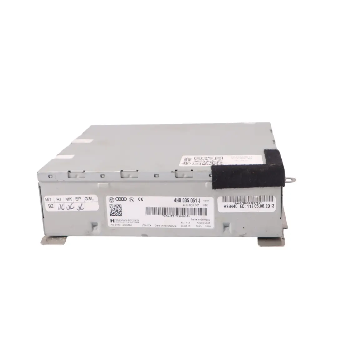 Audi A8L 4H Head Unit Radio CD Player Navigation GPS - SKU 4H0035061J - Part number 4H0035061J