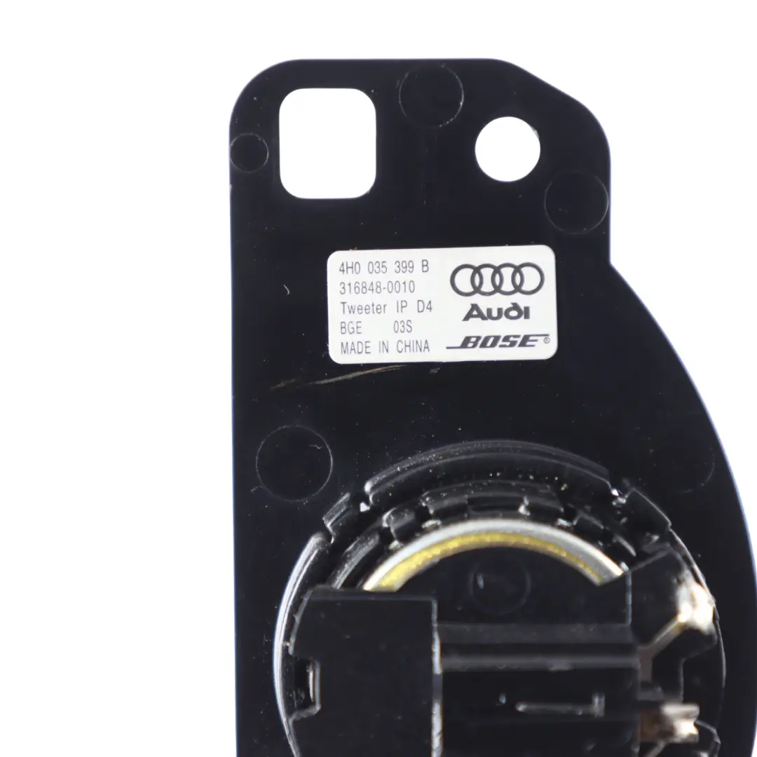 cruscotto altoparlante Tweeter BOSE anteriore sinistra destra per Audi S7 4G con numero di parte 4H0035399B Audi S7 4G cruscotto altoparlante Tweeter BOSE anteriore sinistra destra - SKU 4H0035399B - Numero di parte 4H0035399B