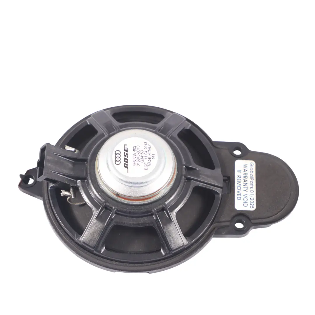 A8L 4H Haut parleur Tableau bord Avant Centre Haut parleur BOSE pour Audi à propos du numéro de pièce 4H0035402 Audi A8L 4H Haut parleur Tableau bord Avant Centre Haut parleur BOSE - SKU 4H0035402 - Numéro de pièce 4H0035402