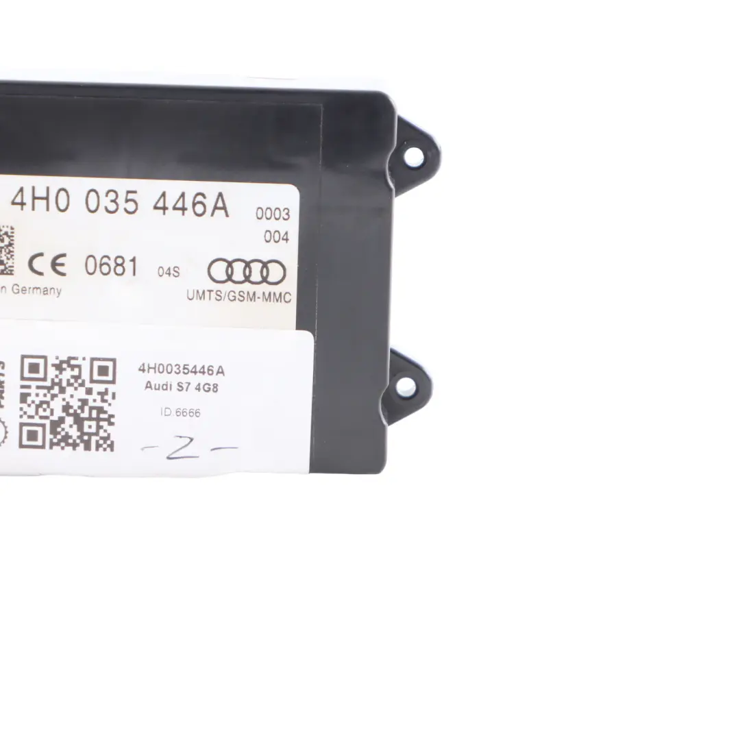 Antenna Signal Amplifier Control Unit ECU to Audi A7 4G with Part number 4H0035446A Audi A7 4G Antenna Signal Amplifier Control Unit ECU - SKU 4H0035446A - Part number 4H0035446A