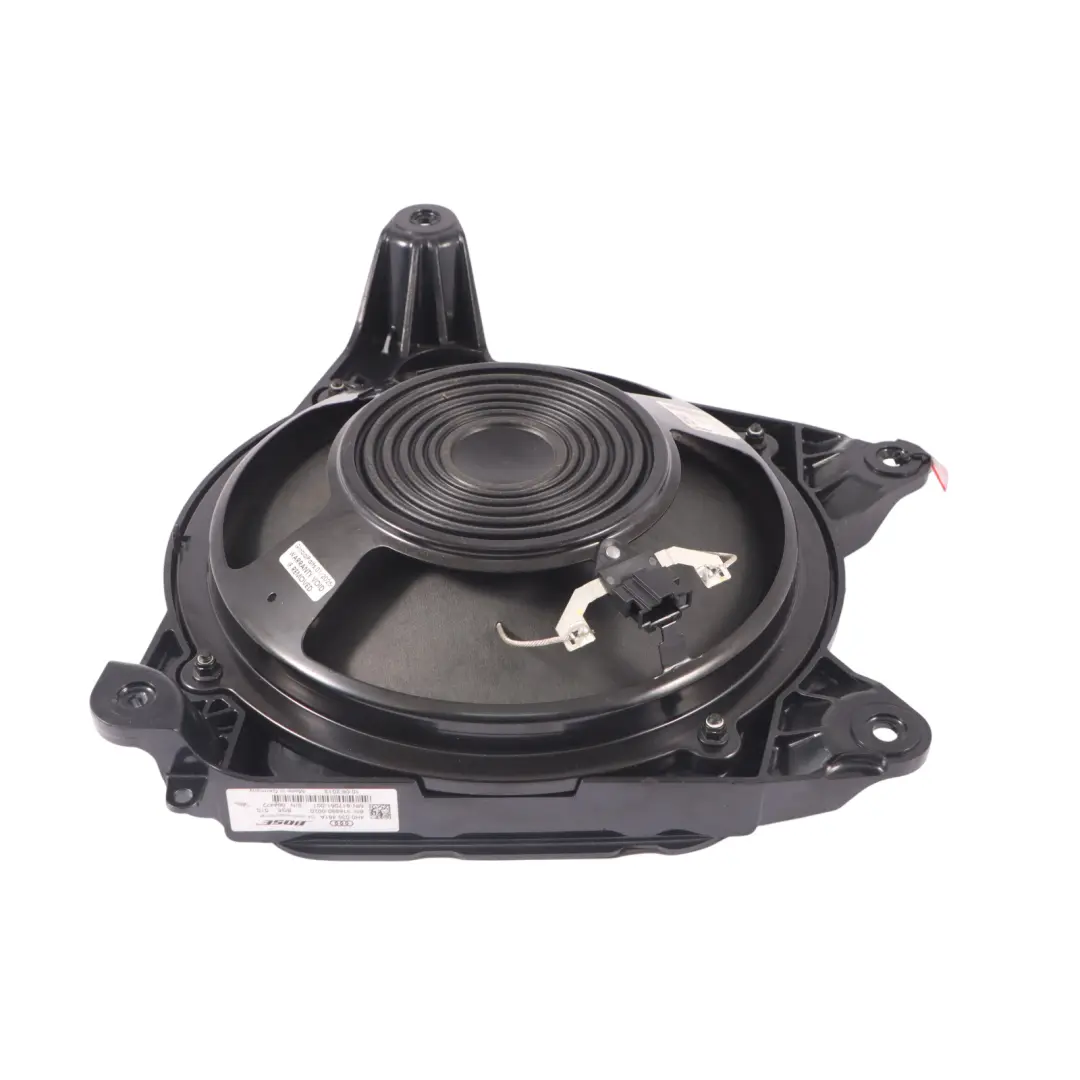 A8L 4H Bose Głośnik Niskotonowy Hi-Fi Środek Tył do Audi o numerze 4H0035481A Audi A8L 4H Bose Głośnik Niskotonowy Hi-Fi Środek Tył - SKU 4H0035481A - Numer Części 4H0035481A