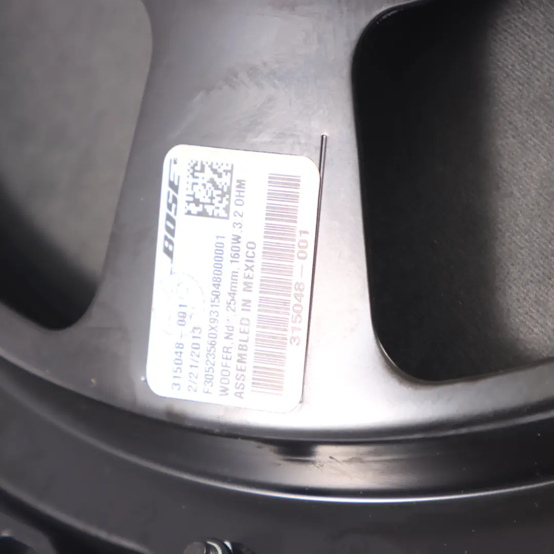 Audi A8L 4H Bose Subwoofer Speaker Hi-Fi Rear Centre - SKU 4H0035481A - Part number 4H0035481A
