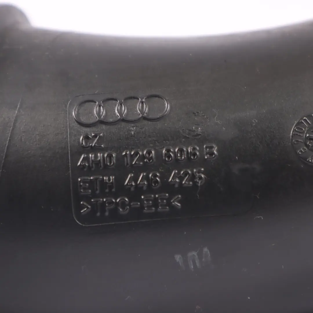Audi A8L 4H 3.0 TDI CDTA Tubo di aspirazione dell'aria flessibile - SKU 4H0129606 - Numero di parte 4H0129606