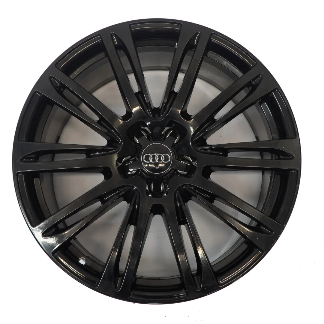 Audi A8 4H D4 Nero Cerchio in lega 20" 9J ET:37 20-Spoke - SKU 4H0601025AG-1 - Numero di parte 4H0601025AG