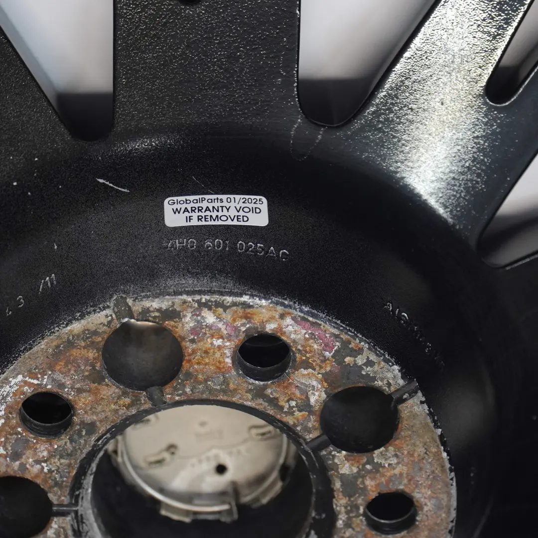 Jante noire en alliage 20" 9J ET:37 20-Spoke pour Audi A8 4H D4 à propos du numéro de pièce 4H0601025AG Audi A8 4H D4 Jante noire en alliage 20" 9J ET:37 20-Spoke - SKU 4H0601025AG-1 - Numéro de pièce 4H0601025AG