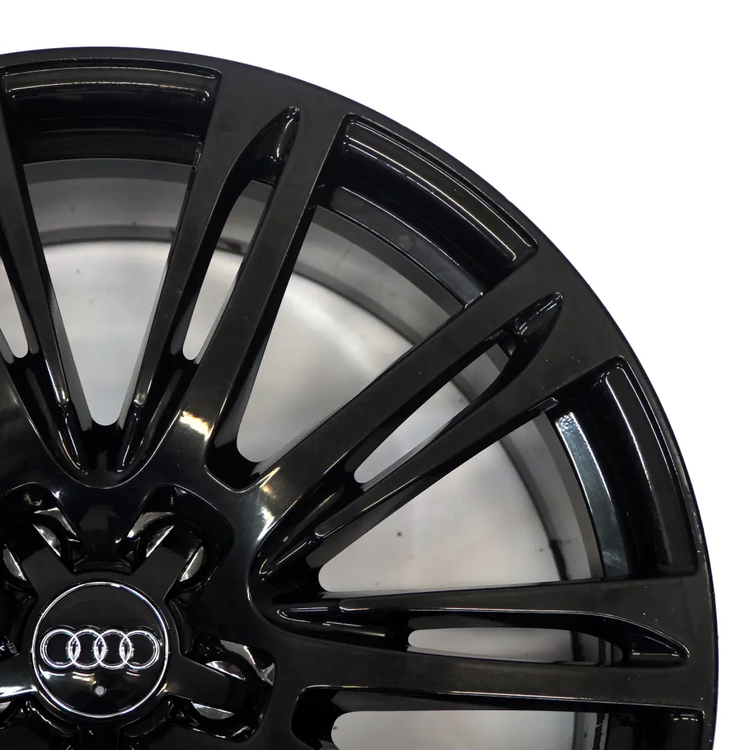 Audi A8 4H D4 Nero Cerchio in lega 20" 9J ET:37 20-Spoke - SKU 4H0601025AG-1 - Numero di parte 4H0601025AG
