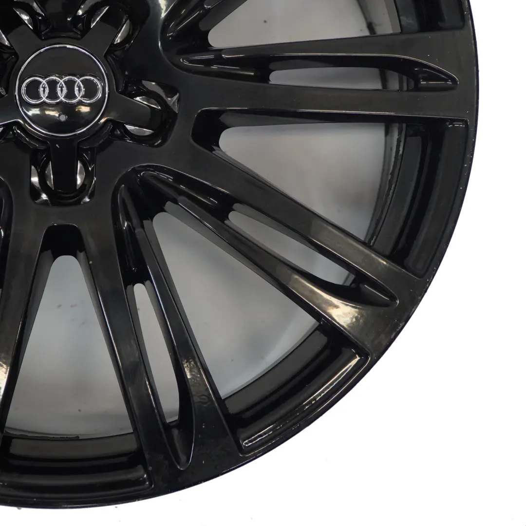 Audi A8 4H D4 Nero Cerchio in lega 20" 9J ET:37 20-Spoke - SKU 4H0601025AG-1 - Numero di parte 4H0601025AG