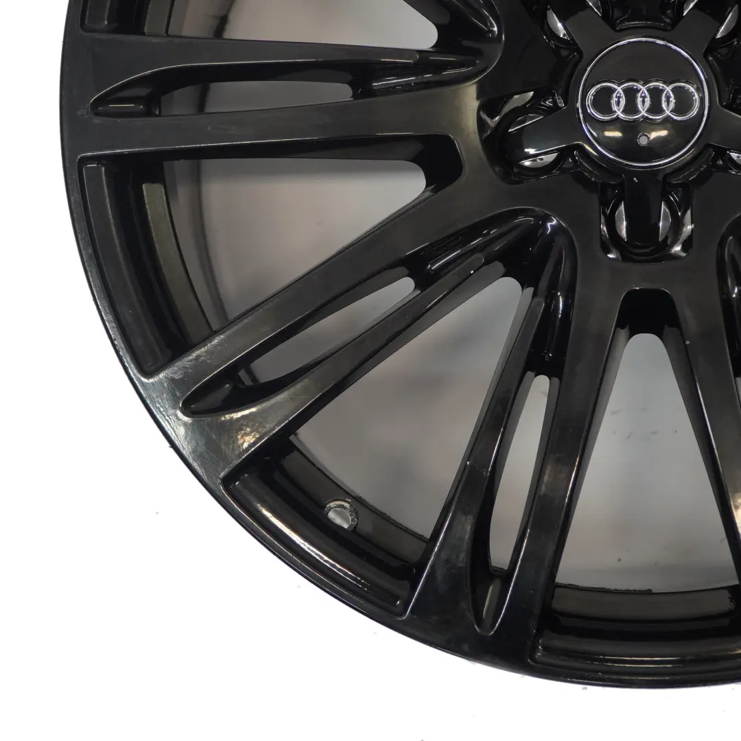 Audi A8 4H D4 Nero Cerchio in lega 20" 9J ET:37 20-Spoke - SKU 4H0601025AG-1 - Numero di parte 4H0601025AG
