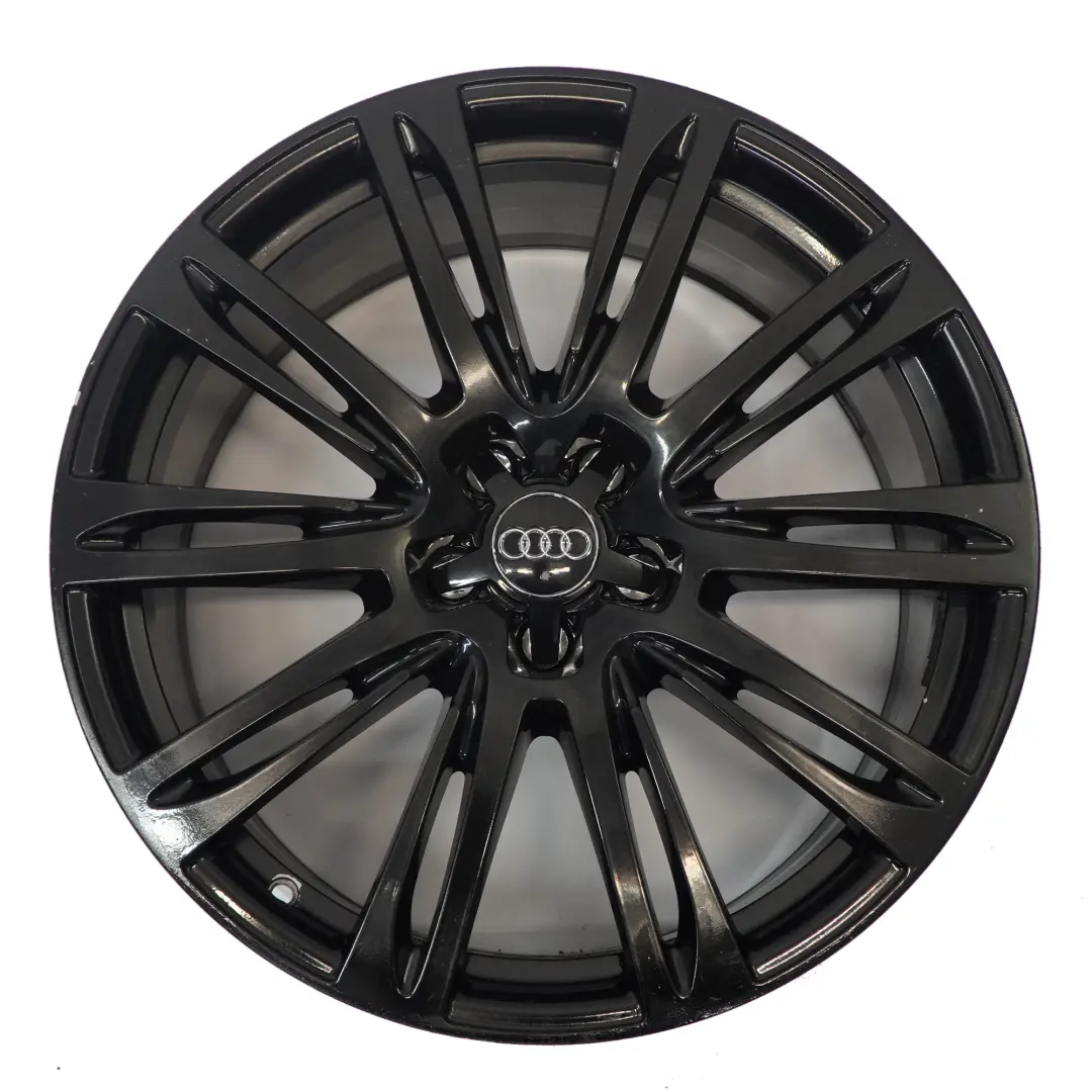 Audi A8 4H D4 Nero Cerchio in lega 20" 9J ET:37 20-Spoke - SKU 4H0601025AG-2 - Numero di parte 4H0601025AG