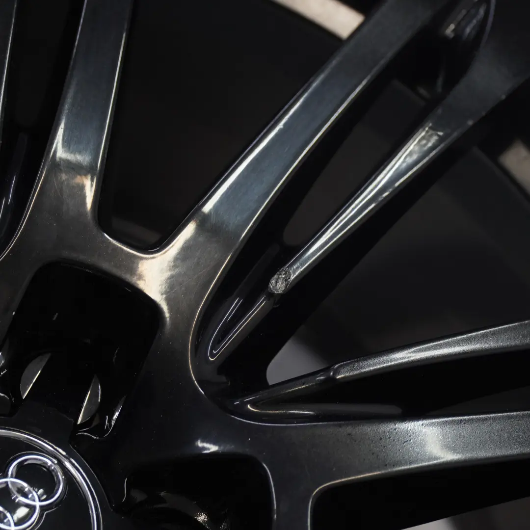 Audi A8 4H D4 Nero Cerchio in lega 20" 9J ET:37 20-Spoke - SKU 4H0601025AG-2 - Numero di parte 4H0601025AG
