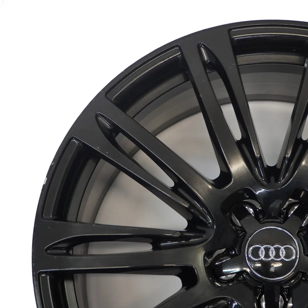 Alloy Rim 20" 9J ET:37 20-Spoke to Audi A8 4H D4 Black Wheel with Part number 4H0601025AG Audi A8 4H D4 Black Wheel Alloy Rim 20" 9J ET:37 20-Spoke - SKU 4H0601025AG-2 - Part number 4H0601025AG