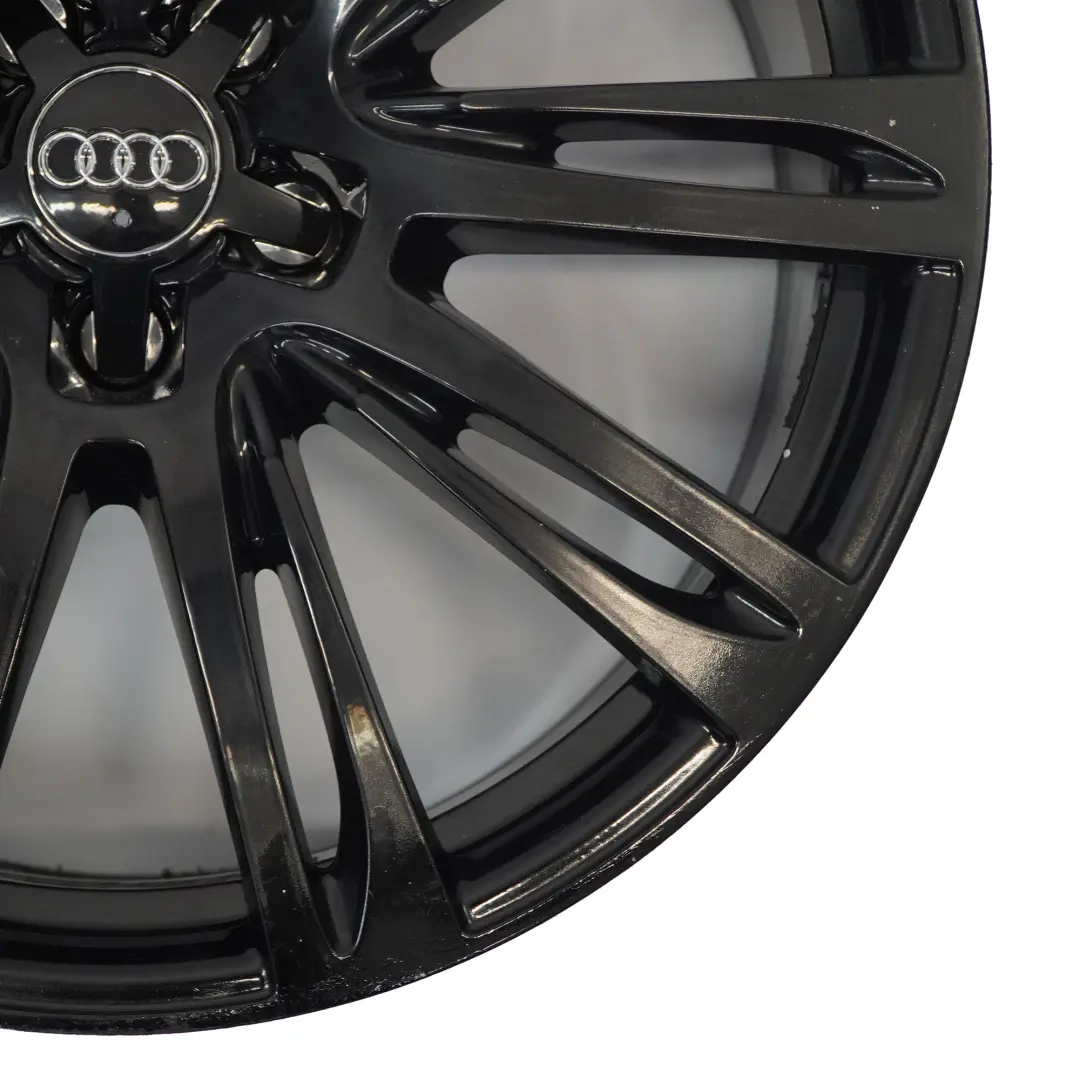 Alloy Rim 20" 9J ET:37 20-Spoke to Audi A8 4H D4 Black Wheel with Part number 4H0601025AG Audi A8 4H D4 Black Wheel Alloy Rim 20" 9J ET:37 20-Spoke - SKU 4H0601025AG-2 - Part number 4H0601025AG