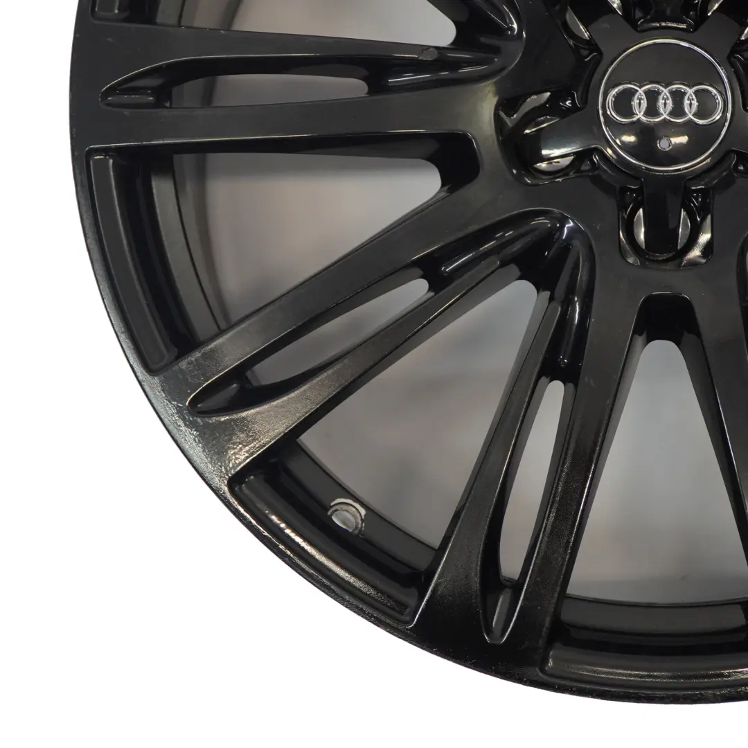 Alloy Rim 20" 9J ET:37 20-Spoke to Audi A8 4H D4 Black Wheel with Part number 4H0601025AG Audi A8 4H D4 Black Wheel Alloy Rim 20" 9J ET:37 20-Spoke - SKU 4H0601025AG-2 - Part number 4H0601025AG