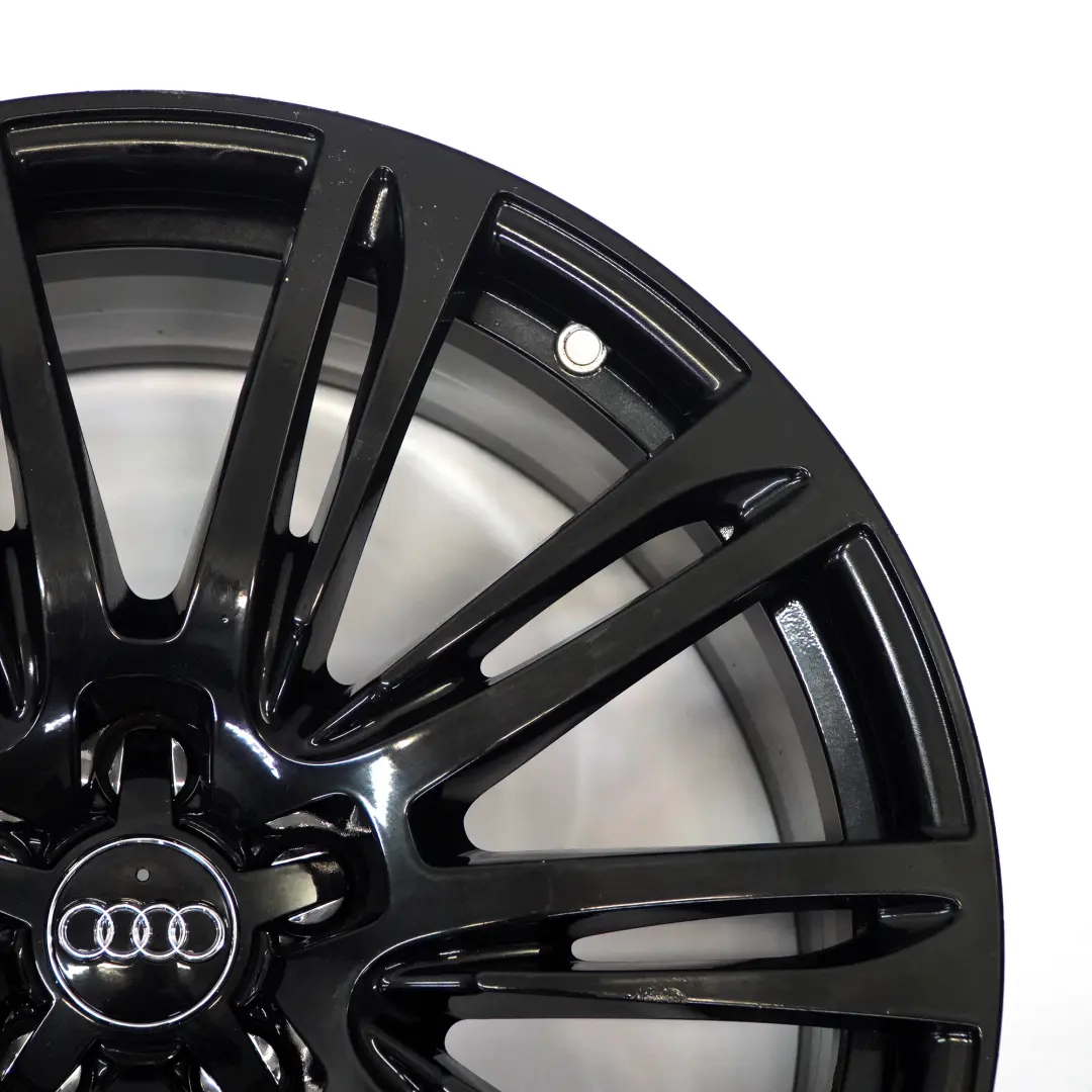 Alloy Rim 20" 9J ET:37 20-Spoke to Audi A8 4H D4 Black Wheel with Part number 4H0601025AG Audi A8 4H D4 Black Wheel Alloy Rim 20" 9J ET:37 20-Spoke - SKU 4H0601025AG-3 - Part number 4H0601025AG