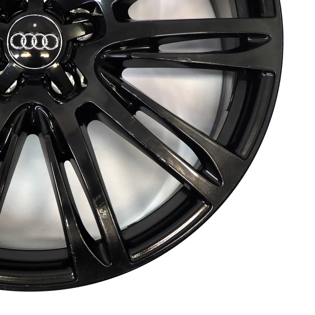Audi A8 4H D4 Black Wheel Alloy Rim 20" 9J ET:37 20-Spoke - SKU 4H0601025AG-3 - Part number 4H0601025AG