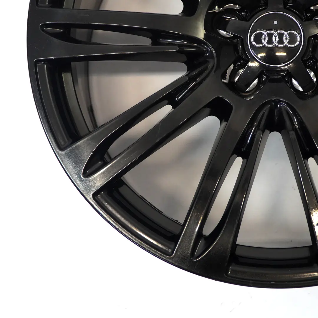 Audi A8 4H D4 Black Wheel Alloy Rim 20" 9J ET:37 20-Spoke - SKU 4H0601025AG-3 - Part number 4H0601025AG