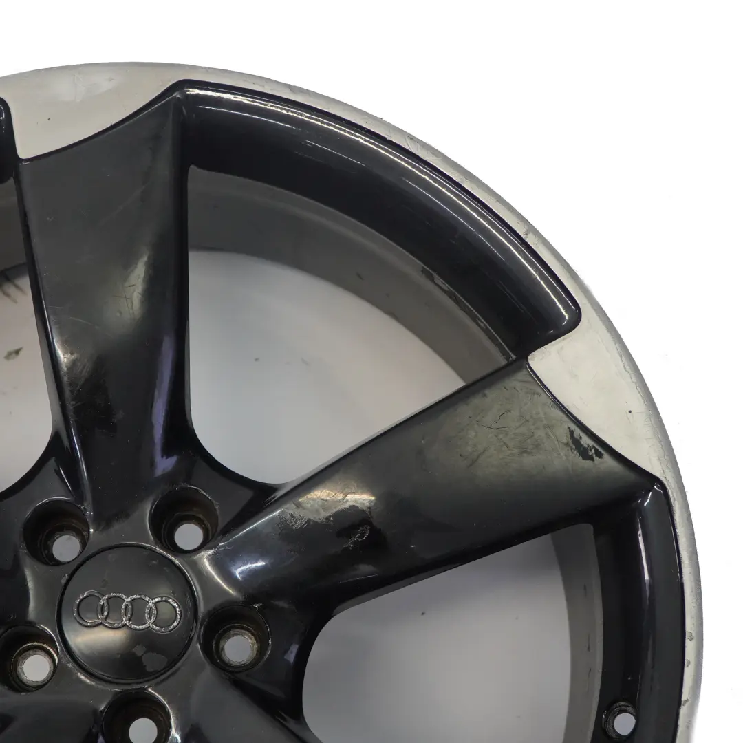 Audi A8 4H D4 Czarna Felga Aluminiowa Rotor 21" 9J ET:35 - SKU 4H0601025BA-1 - Numer Części 4H0601025BA