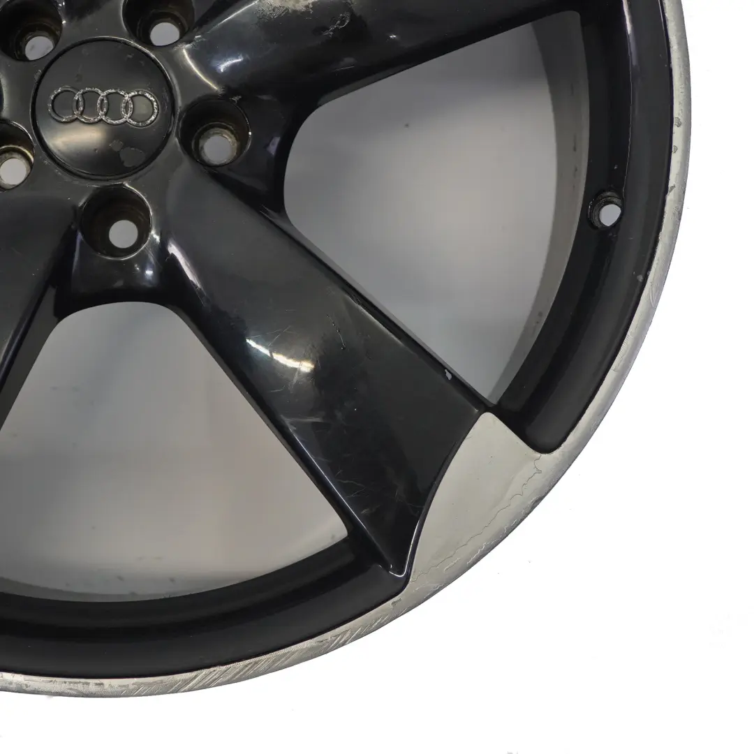 Audi A8 4H D4 Schwarzer Rotor Leichtmetallfelge 21" 9J ET:35 - SKU 4H0601025BA-1 - Teilenummer 4H0601025BA