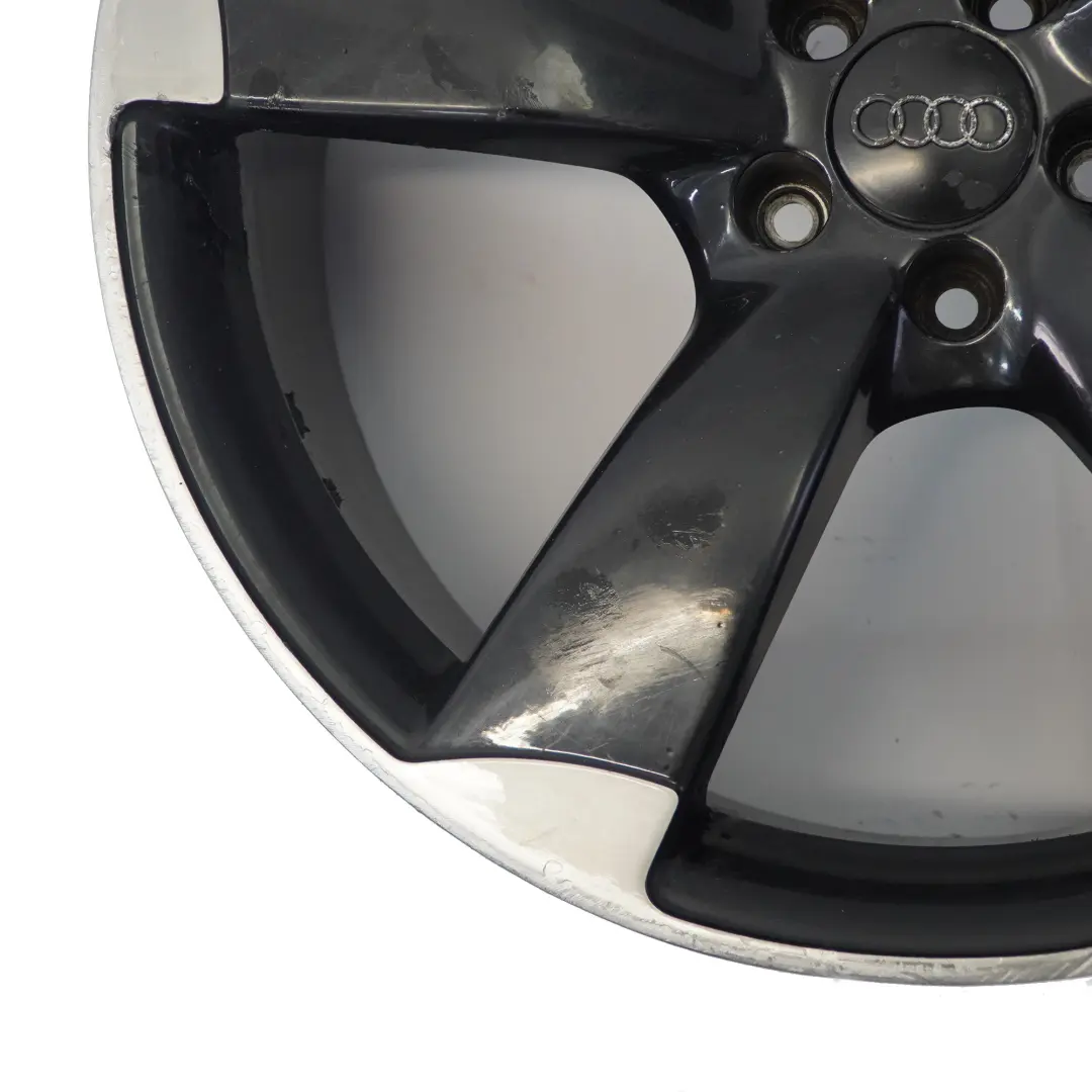 Schwarzer Rotor Leichtmetallfelge 21" 9J ET:35 für Audi A8 4H D4 mit Teilenummer 4H0601025BA Audi A8 4H D4 Schwarzer Rotor Leichtmetallfelge 21" 9J ET:35 - SKU 4H0601025BA-1 - Teilenummer 4H0601025BA