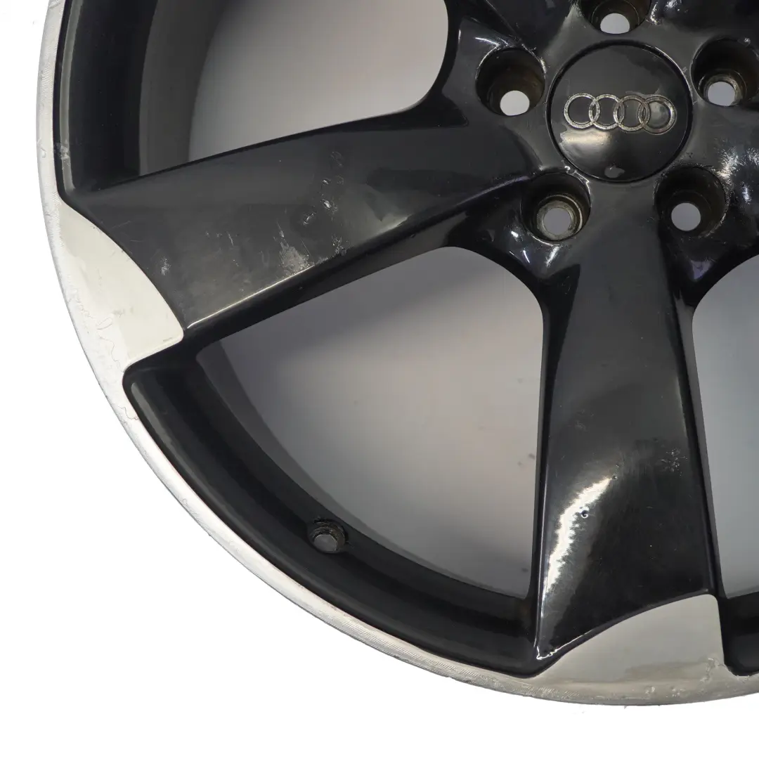 Audi A8 4H D4 Schwarz Rotor Leichtmetallfelge Alufelge 21" 9J ET:35 - SKU 4H0601025BA-2 - Teilenummer 4H0601025BA